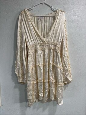 NWT Boot Barn Shyanne Long Sleeve Ruffle Mini Dress
